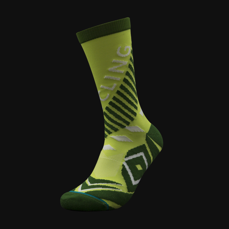Udendørs cykeltryk nylon jacquard sokker
