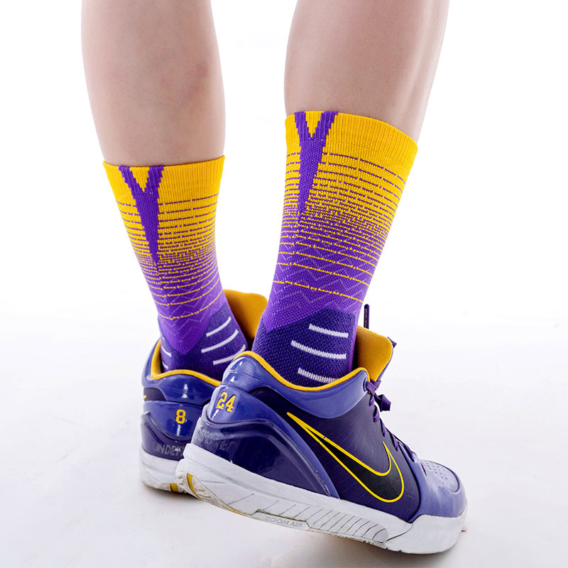 Basketball hurtigtørrende nylonfrottéstrømper